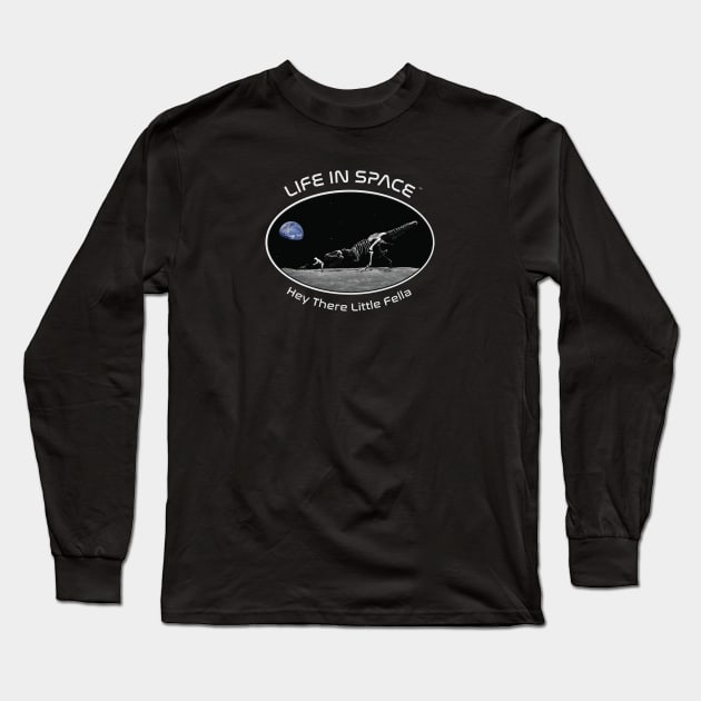 Life in Space: Hey There Little Fella Long Sleeve T-Shirt by photon_illustration